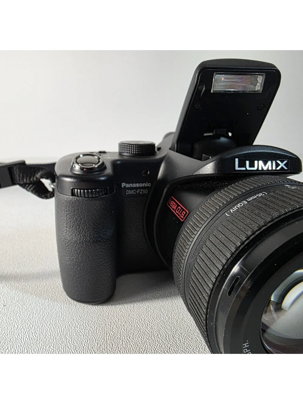Panasonic LUMIX DMC-FZ50 10.1MP Digital Camera W/ Charger, Hood & Cords
